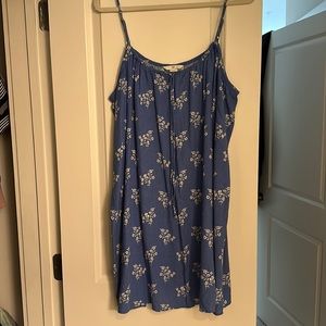 H&M Blue Floral Sundress Size XL